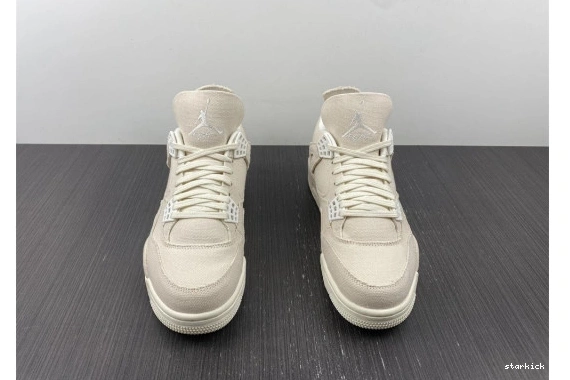 4 Blank Retro Jordan DQ4909-100 DQ4909-100 (W) Canvas 0404